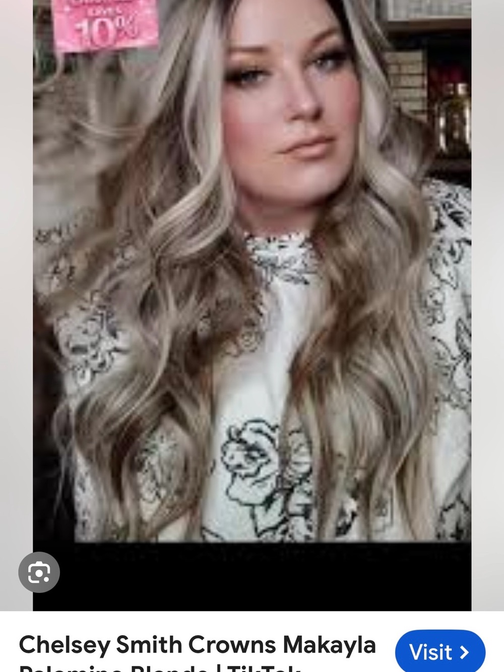 Chelsey Smith Crowns MAKAYLA Palomino Blonde Beautiful Crown